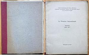 La Première Internationale, Imprimés 1864-1876. Bibliographie provisoire