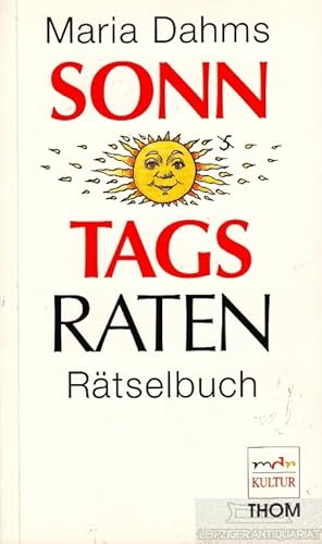 Immagine del venditore per Sonntagsraten Rtselbuch venduto da Leipziger Antiquariat
