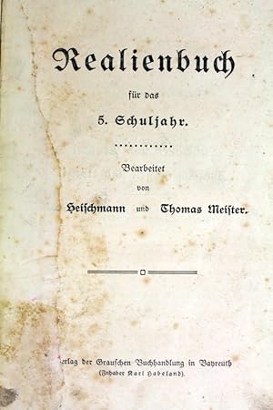 Realienbuch für das 5.Schuljahr. Oberfränkisches Lesebuch (Ausschnitte).