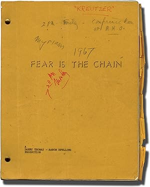 Imagen del vendedor de The Danny Thomas Hour: Fear is the Chain (Original teleplay script for the 1968 television episode, Van Heflin's working copy) a la venta por Royal Books, Inc., ABAA