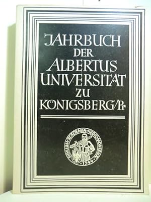 Bild des Verkufers fr Jahrbuch der Albertus-Universitt zu Knigsberg / Preuen. Band 15, Jahrgang 1965 zum Verkauf von Antiquariat Weber