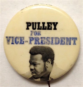 Imagen del vendedor de Pulley for Vice President [pinback button] a la venta por Bolerium Books Inc.