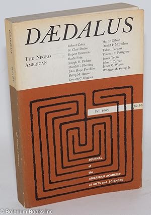 Imagen del vendedor de Ddalus: journal of the American Academy of Arts and Sciences, Fall, 1965: The Negro American a la venta por Bolerium Books Inc.