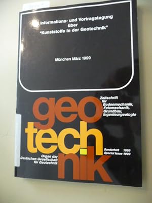 Siebte (6.) Informations- und Vortragstagung über Kunststoffe in der Geotechnik März 1999