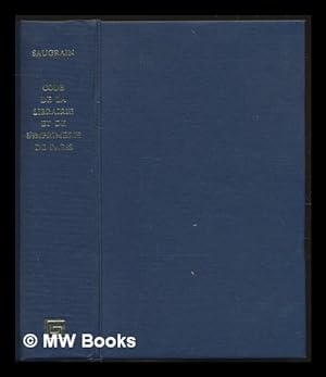 Seller image for Code de la librairie et de l'imprimerie de Paris for sale by MW Books