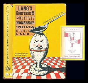 Seller image for Lang's Compendium of culinary nonsense and trivia / by George Lang ; designed and illustrated by Milton Glaser for sale by MW Books