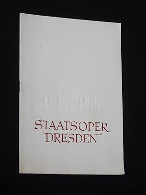 Blätter der Staatsoper Dresden, Reihe B, Nr. 1, 1954/55. Programmheft Ballett ROMEO UND JULIA nac...