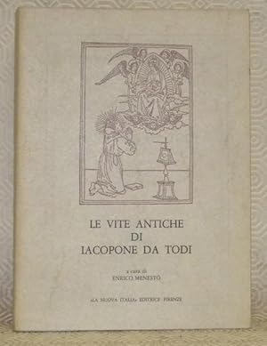 Bild des Verkufers fr La vite antiche di Iacopone Da Todi. zum Verkauf von Bouquinerie du Varis