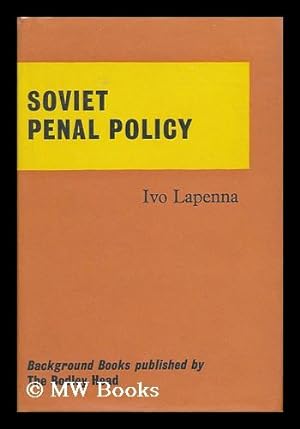Seller image for Soviet Penal Policy for sale by MW Books Ltd.