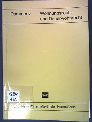 Bild des Verkufers fr Wohnungsrecht und Dauerwohnrecht zum Verkauf von books4less (Versandantiquariat Petra Gros GmbH & Co. KG)