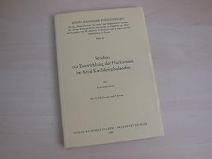 Imagen del vendedor de Studien zur Entwicklung der Flurformen im Kreis Kirchheimbolanden. a la venta por Antiquariat Hamecher