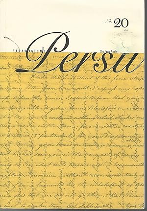 Immagine del venditore per Persuasions: Persu: The Jane Austen Journal, No. 20, 1998 venduto da Dorley House Books, Inc.