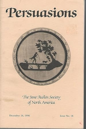 Seller image for Persuasions: (Journal of the Jane Austen Society of North America), December 16, 1996: Issue 18 for sale by Dorley House Books, Inc.