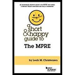 Bild des Verkufers fr A Short & Happy Guide to the MPRE zum Verkauf von BarristerBooks