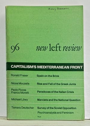 Imagen del vendedor de New Left Review Number 96 (March-April 1976) a la venta por Cat's Cradle Books