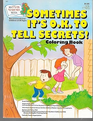 Imagen del vendedor de Sometimes It's O.K. to Tell Secrets (Coloring Book) a la venta por TuosistBook