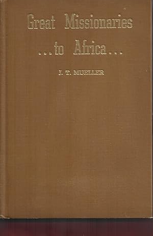 Seller image for Great Missionaries to Africa for sale by Warren Hahn