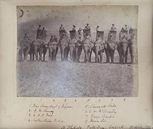 PHOTO ALBUM WITH ORIGINAL PHOTOGRAPHS FROM THE BRITISH RAJ.