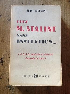 Seller image for Chez M. Staline sans invitation for sale by Librairie des Possibles