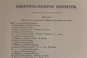 Chipping Norton register