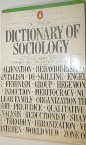 Immagine del venditore per Dictionary of Sociology, The Penguin (Penguin reference books) venduto da M.Roberts - Books And ??????