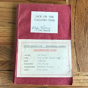 Seller image for JACK ON THE GALLOWS TREE for sale by James M Pickard, ABA, ILAB, PBFA.