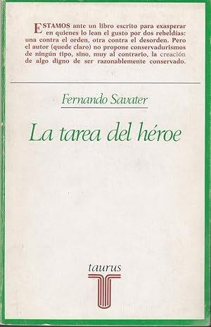 La tarea del heroe: (elementos para una etica tragica).