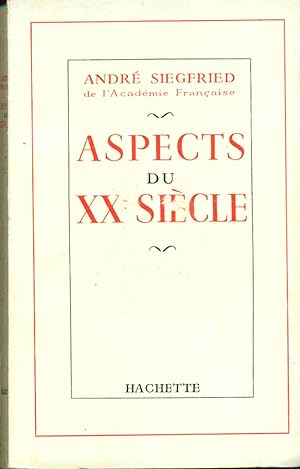 Seller image for Aspects du XXe siecle for sale by dansmongarage