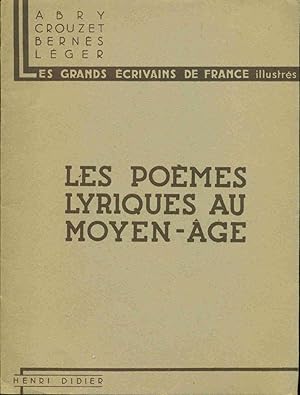 Les poemes lyriques au Moyen-age