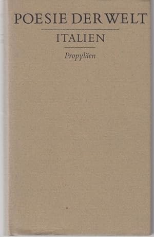 Seller image for Poesie der Welt: Italien for sale by Graphem. Kunst- und Buchantiquariat