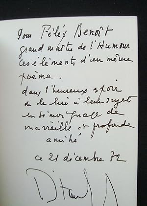 Imagen del vendedor de Elments pour un pome - a la venta por Le Livre  Venir