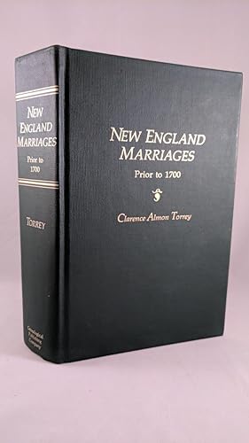 New England Marriages Prior to 1700