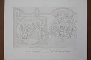 Altargemälde in der Marienkirche zur Wiese in Soest, Stahlstich um 1860 von H. Walde nach F. Förs...