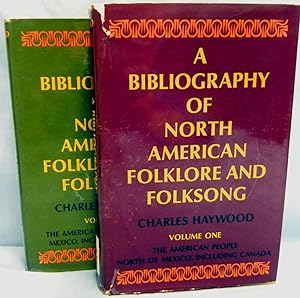 Imagen del vendedor de A Bibliography of North American Folklore and Folksong (2 Vols.) a la venta por Crystal Palace Antiques