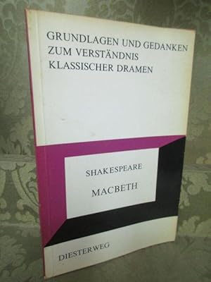 Bild des Verkufers fr Shakespeare Macbeth. zum Verkauf von Antiquariat Maralt