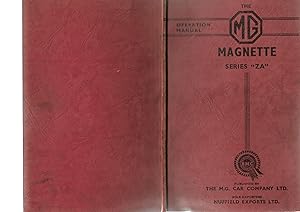 Seller image for The M.G. Magnette (Series "ZA") Operation Manual ----- FOURTH EDITION for sale by SAVERY BOOKS