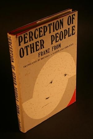 Seller image for Perception of other people. Translated by Erik Kvan and Brendan Maher for sale by Steven Wolfe Books