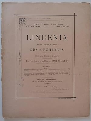 Lindenia. Iconographie des orchidées. 2me série. - 7me volume. - 2me et 3me livraisons ou 17me vo...