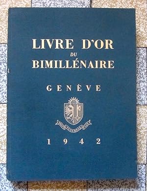 Seller image for Livre d'or du bimillnaire Genve 1942 for sale by La Bergerie