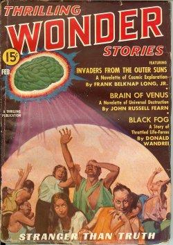 Seller image for THRILLING WONDER Stories: February, Feb. 1937 for sale by Books from the Crypt