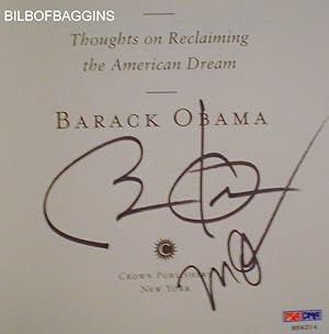 Immagine del venditore per The Audacity of Hope: Thoughts on Reclaiming the American Dream venduto da Bilbofbaggins Books