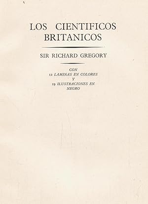 Seller image for LOS CIENTFICOS BRITNICOS for sale by Librera Torren de Rueda