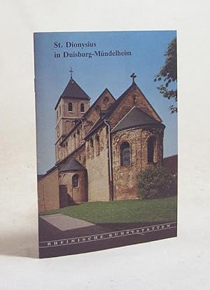 Bild des Verkufers fr Die Pfarrkirche St. Dionysius in Duisburg-Mndelheim / von Magdalena Kraemer-Noble zum Verkauf von Versandantiquariat Buchegger