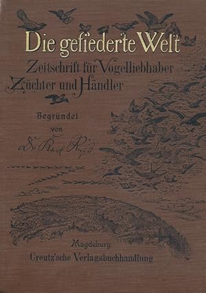 Image du vendeur pour Die gefiederte Welt. Zeitschrift fr Vogelliebhaber. 65. Jahrgang: 1936. mis en vente par Antiquariat Bernhardt