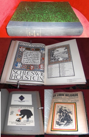 "Archiv für Buchgewerbe" Jahrgänge 1919 + Bd. 56. Beigebunden "Zeitschrift des Vereins für Buchwe...
