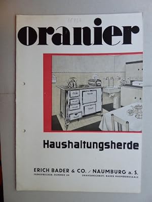 Oranier Haushaltungsherde. (Hauptkatalog).