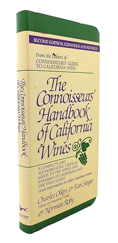 Image du vendeur pour THE CONNOISSEURS' HANDBOOK OF CALIFORNIA WINES mis en vente par Rare Book Cellar