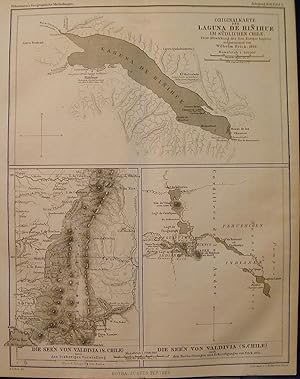 Three 1864 Maps of the Lakes of Southern Chile