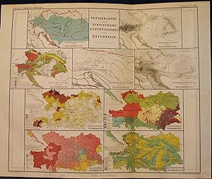9 1864 Maps of the Physical and Statistical Characteristics of Austria