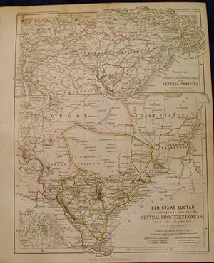 Two 1864 Maps of Central India and the Bastar Province
